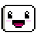 Kawaii pixel face